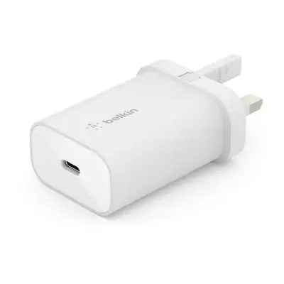Belkin USB-C PD 3.0 PPS Wall Charger 25W White (WCA004myWH)